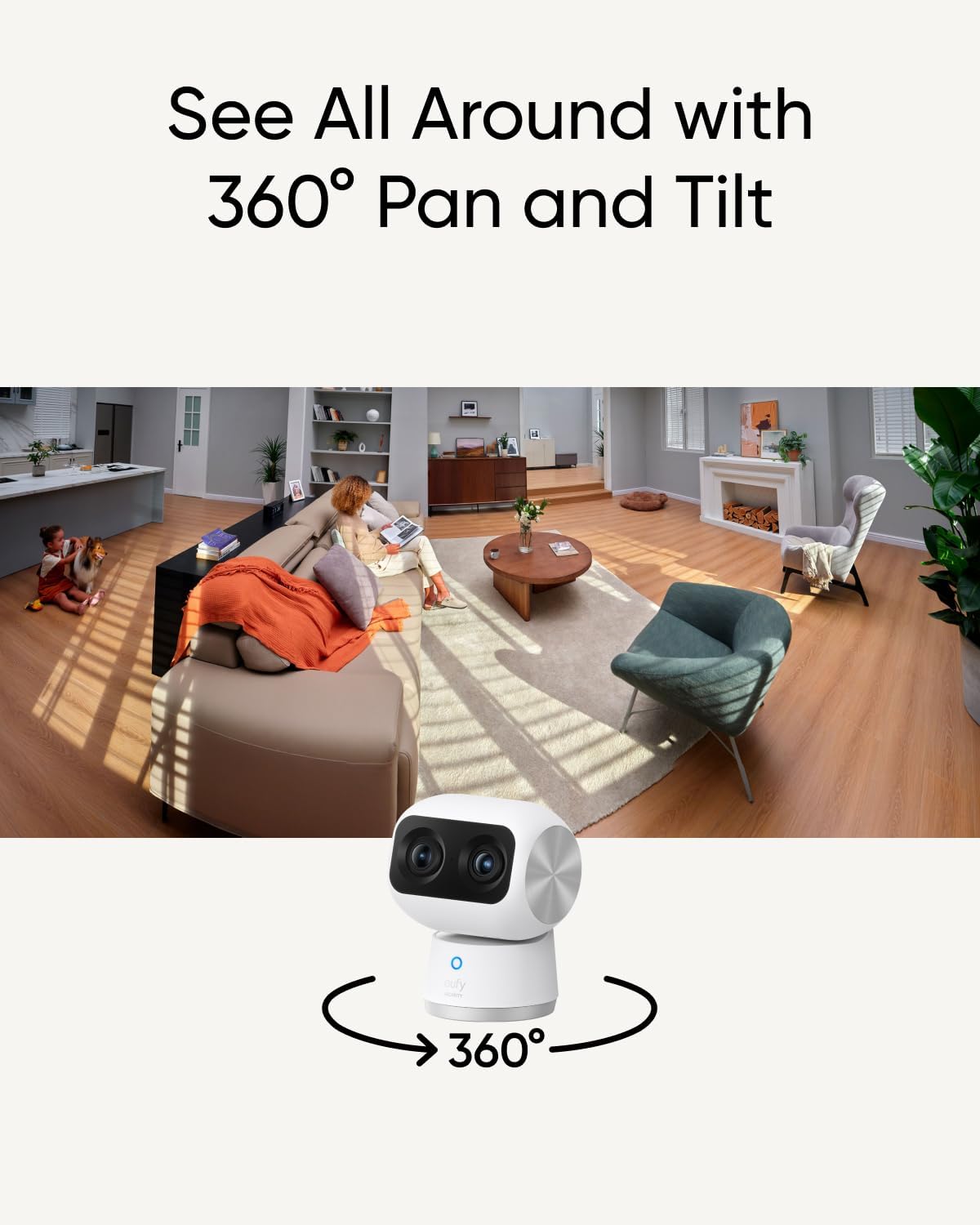 Anker eufy Indoor Cam S350 Indoor Security Camera - White