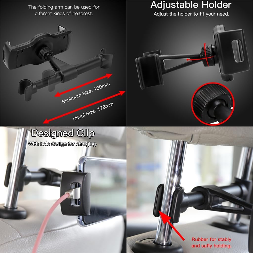 Yesido C29 Rear Seat Car Holder - Flexible and Durable Mount