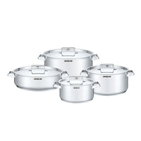 Arshia 8-Piece Stainless Steel Cookware Set – Durable, Rust-Resistant & Even Heat Distribution