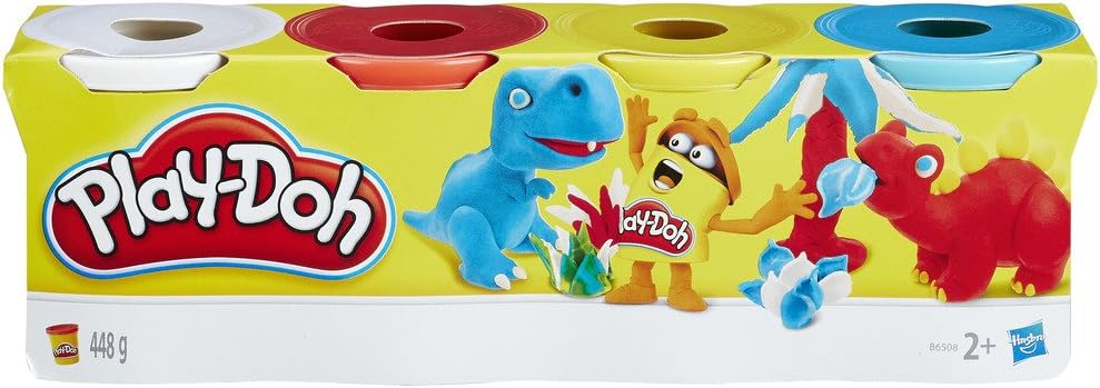 Hasbro Play-Doh Classic Color Set - 4 Cans for Creativity