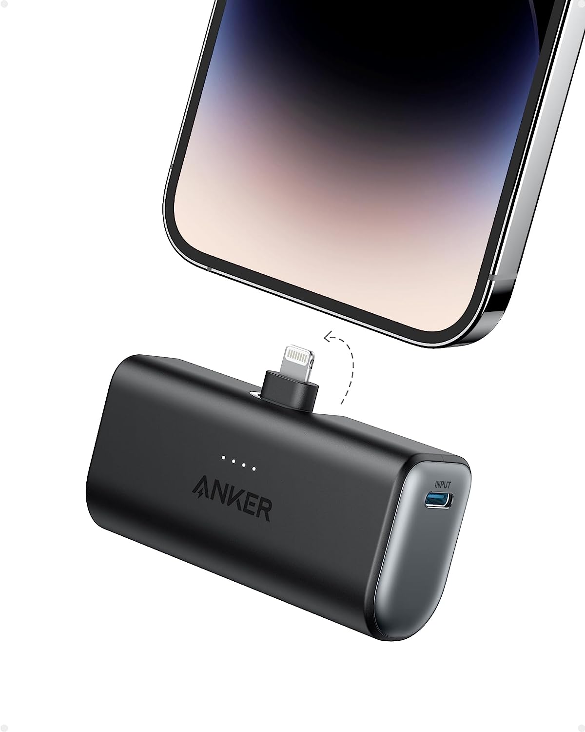 Anker 621 Power Bank / Charger for iPhone / Built-In Lightning 12W - Black