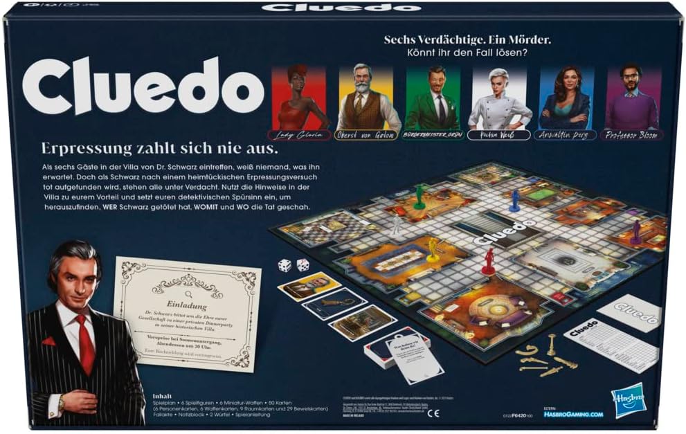 Hasbro Clue- Cluedo Classic Refresh Hasbro Clue- Cluedo Classic Refresh