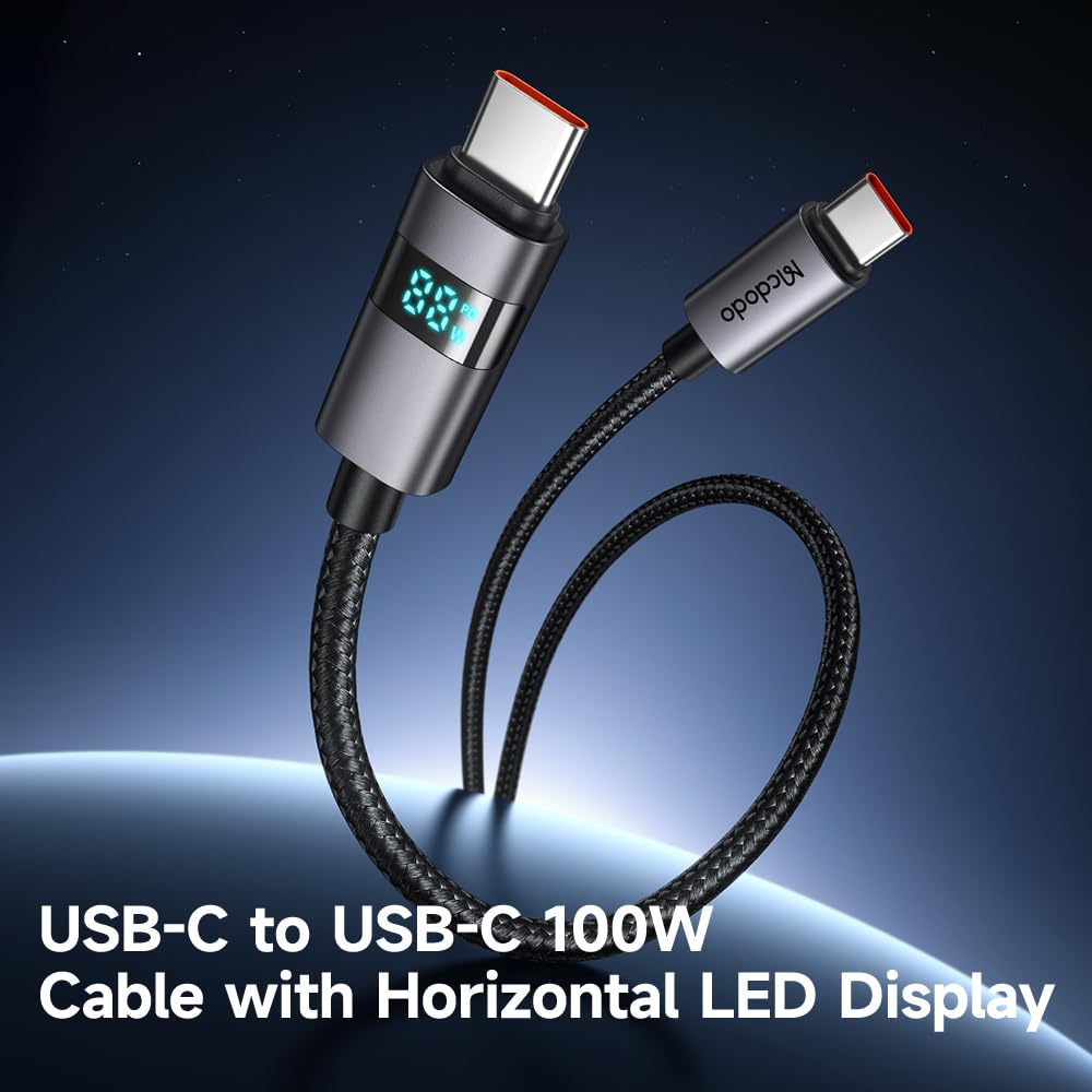 MCDODO CA-5610 Charging Cable | 100W Digital Display MCDODO CA-5610 Charging Cable | 100W Digital Display