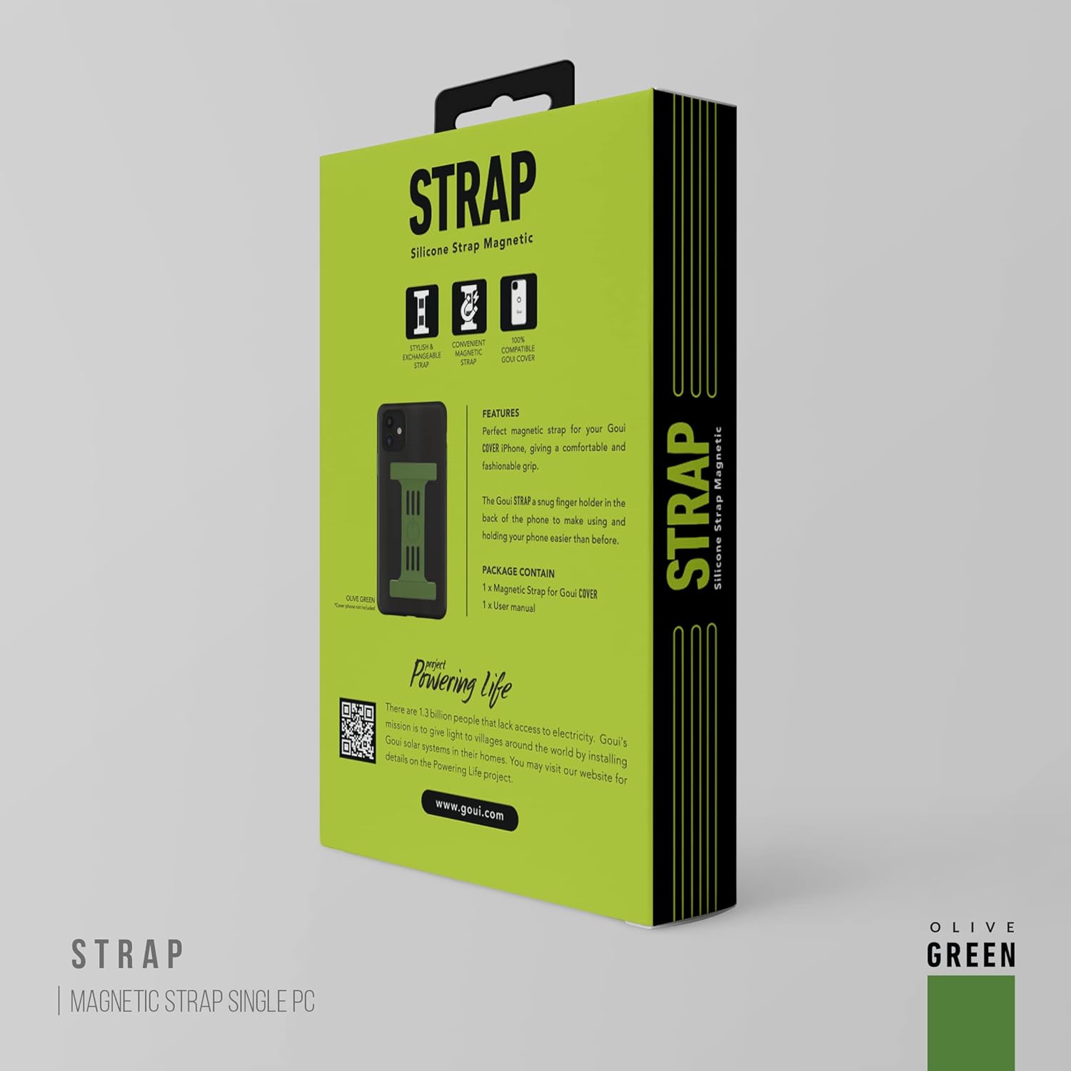 Goui Magnetic Strap – Single PC (Olive Green) Goui Magnetic Strap – Single PC (Olive Green)