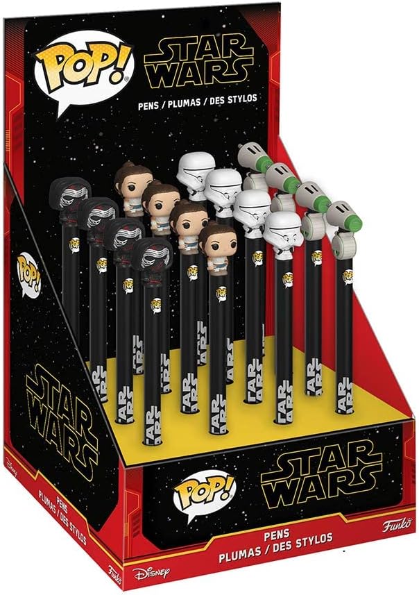 Funko Pop Star Wars Pens - 16 Pieces with Iconic Characters