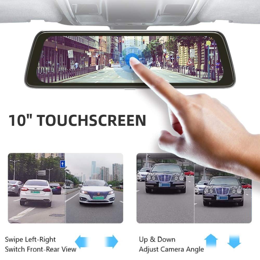 DDPAI E3 Rearview Mirror Dashcam Dual Channel with QHD 1440p Front & 1080p Rear DDPAI E3 Rearview Mirror Dashcam Dual Channel with QHD 1440p Front & 1080p Rear