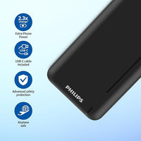 Philips DLP1812PB 10000mAh 20W Power Bank USB-A & USB-C