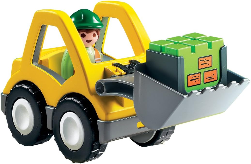 Playmobil 1.2.3 Digger - Safe Fun for Toddlers Playmobil 1.2.3 Digger - Safe Fun for Toddlers