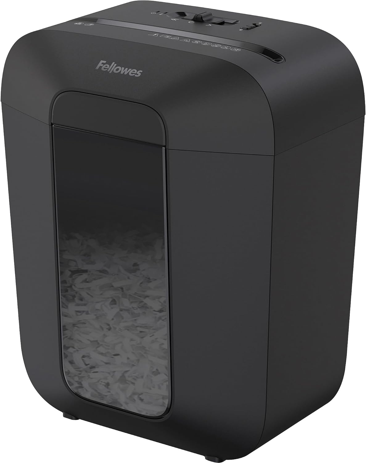 آلة تقطيع الورق Fellowes Powershred / تقطيع متقاطع / تقطيع 8 أوراق - أسود