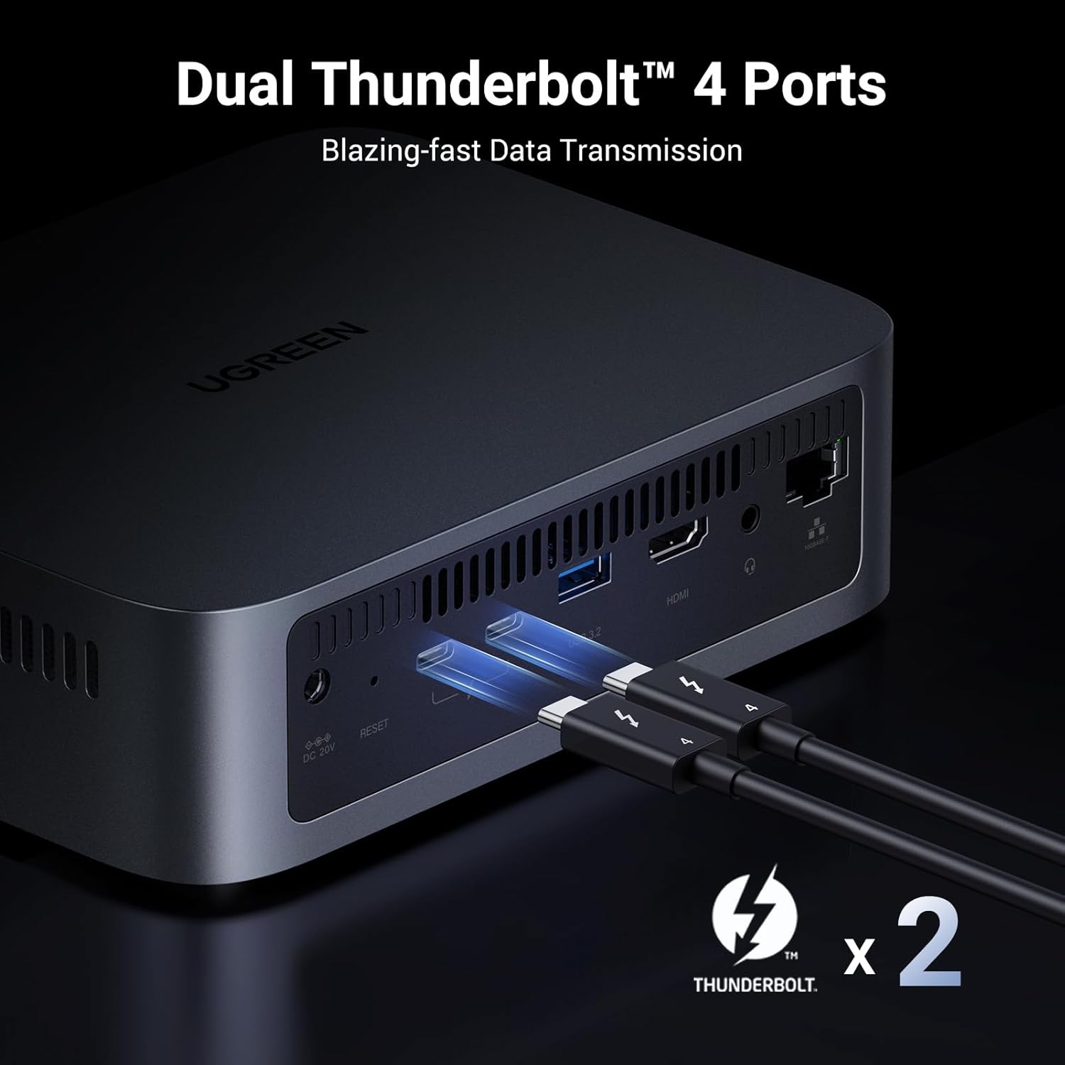 UGREEN NASync DXP480T Plus SSD NAS, i5, 10GbE & Wi-Fi 6 UGREEN NASync DXP480T Plus SSD NAS, i5, 10GbE & Wi-Fi 6
