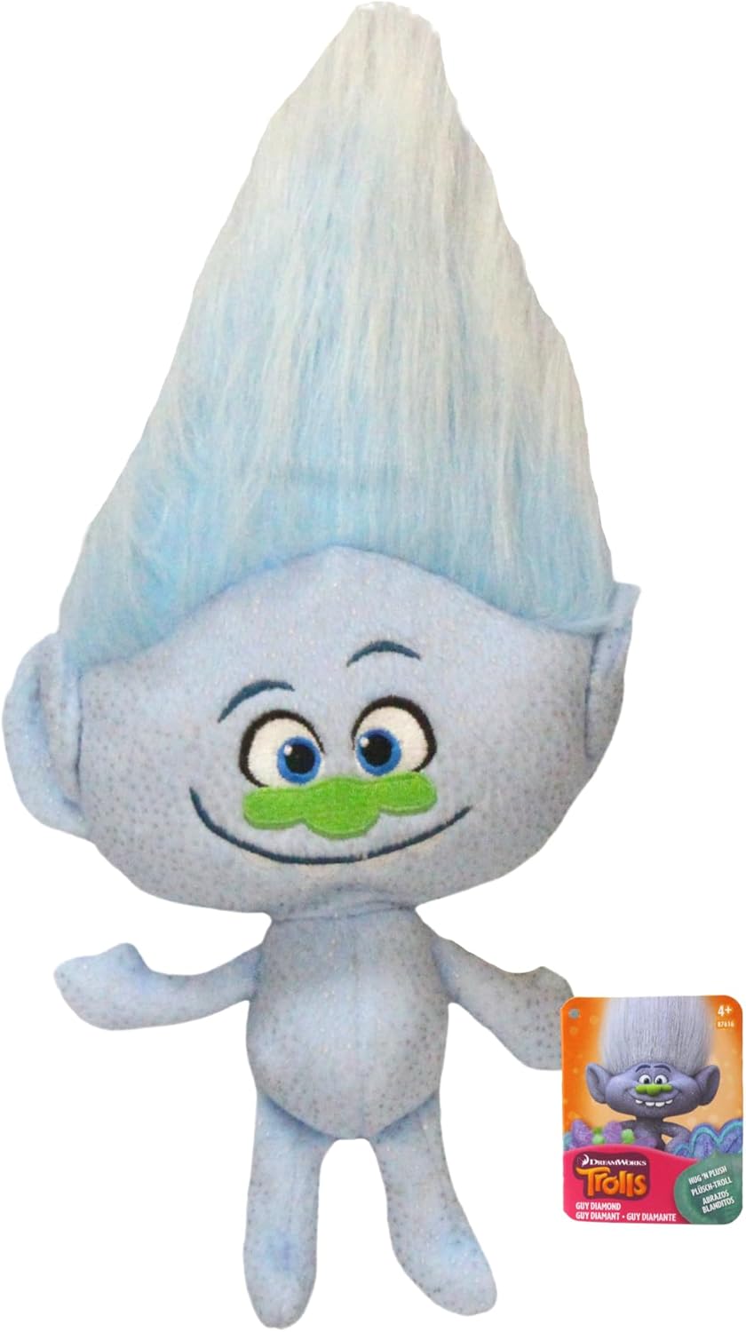 Hasbro Trolls Mini Plush- Guy Diamond Hasbro Trolls Mini Plush- Guy Diamond