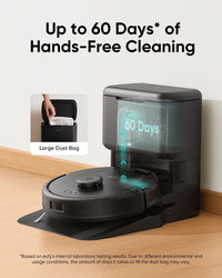 Anker Eufy L60 Hybrid Robot Vacuum with Self Empty Station - Black