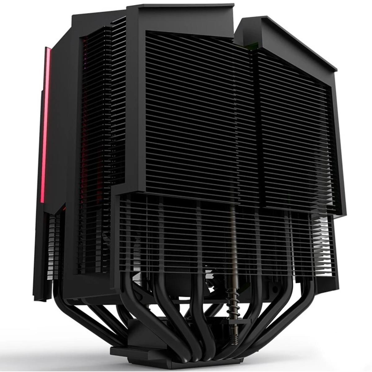 HuntKey MVP 620i Dual-Tower CPU Cooler with RGB Lighting