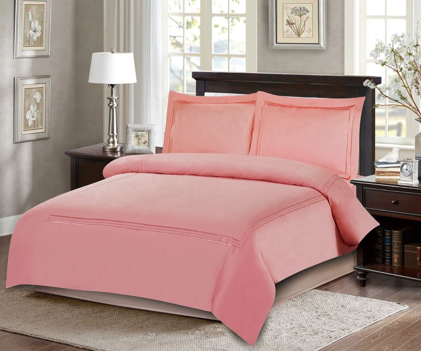 طقم غطاء لحاف ARMN Naturesoft كوين – 4 قطع ناعمة
