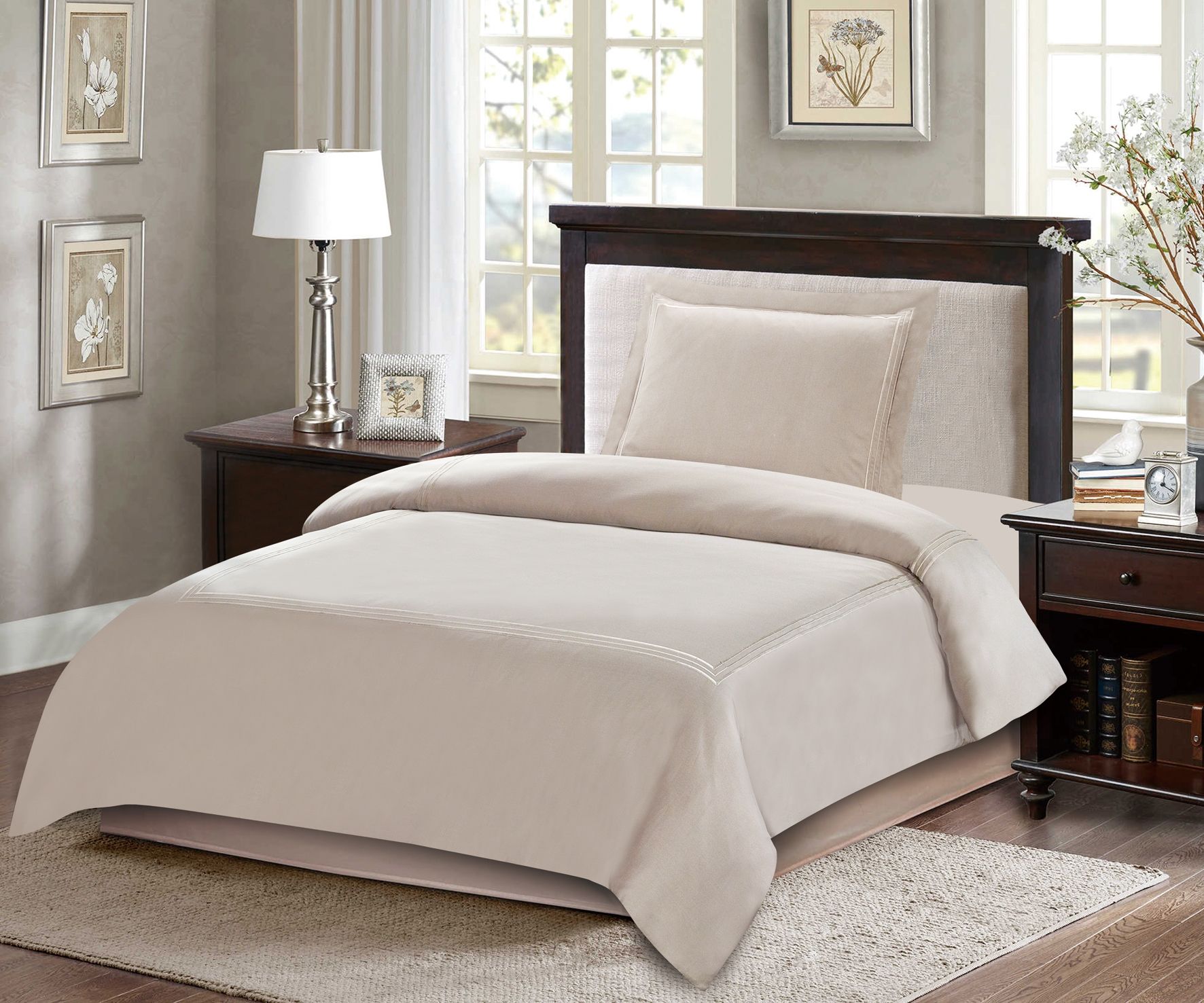 ARMN 3-Piece Single Duvet Cover Set - Power Pink