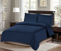 ARMN Naturesoft 4-Piece Duvet Cover Set - Navy Blue