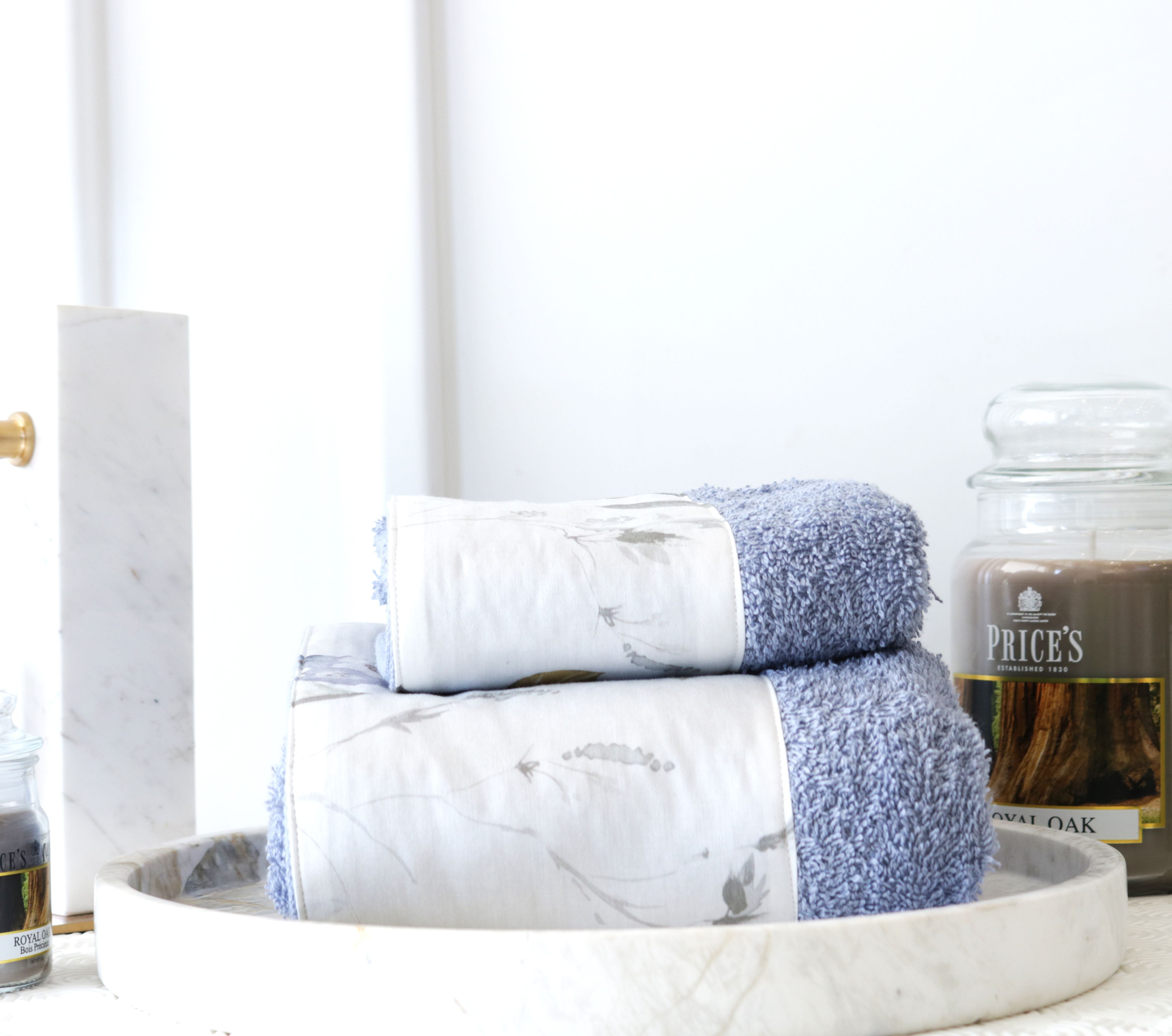 Dreams Isabella 2-Piece Bath Towels Set - Blue