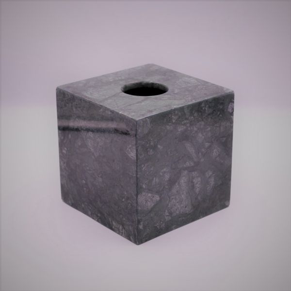 ARMN Carrera Square Marble Tissue Box – Black ARMN Carrera Square Marble Tissue Box – Black