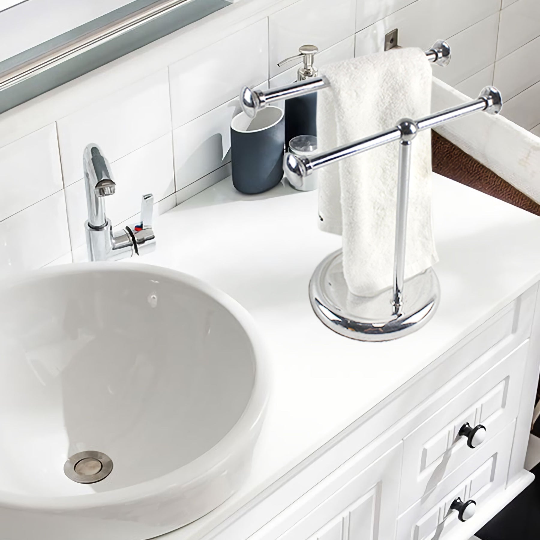 ARMN Delta Double Towel Stand ARMN Delta Double Towel Stand