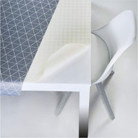 MTB "Melton" Table Protector with Plastic Layer - White