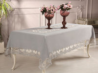 مفرش طاولة 160×300 سم Valencia من Daimon Home – رمادي أنيق