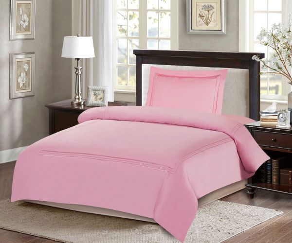 ARMN Naturesoft Single Duvet Cover Set 3pcs – Pink ARMN Naturesoft Single Duvet Cover Set 3pcs – Pink
