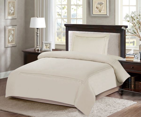 ARMN Naturesoft Single Duvet Cover Set 3pcs – Beige ARMN Naturesoft Single Duvet Cover Set 3pcs – Beige