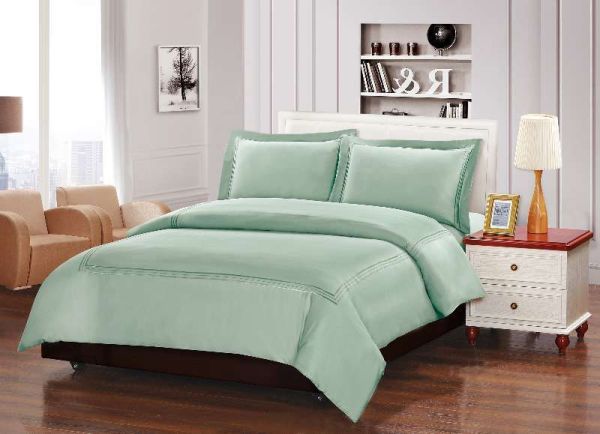 ARMN Naturesoft King Bed Cover Set 4 Pieces – Green ARMN Naturesoft King Bed Cover Set 4 Pieces – Green