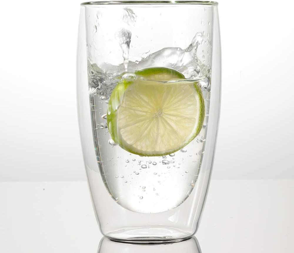 ARMN Anchor 450ml Double-Wall Glass Tumbler