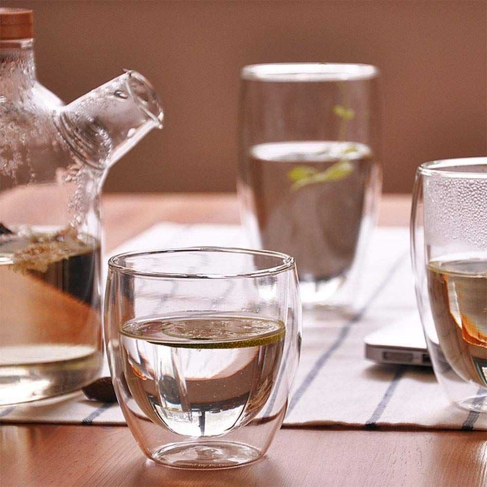ARMN Anchor 250ml Double-Wall Glass Tumbler