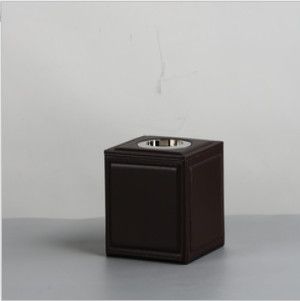 ARMN Konrad Black Square Leather Tissue Box – Elegant ARMN Konrad Black Square Leather Tissue Box – Elegant