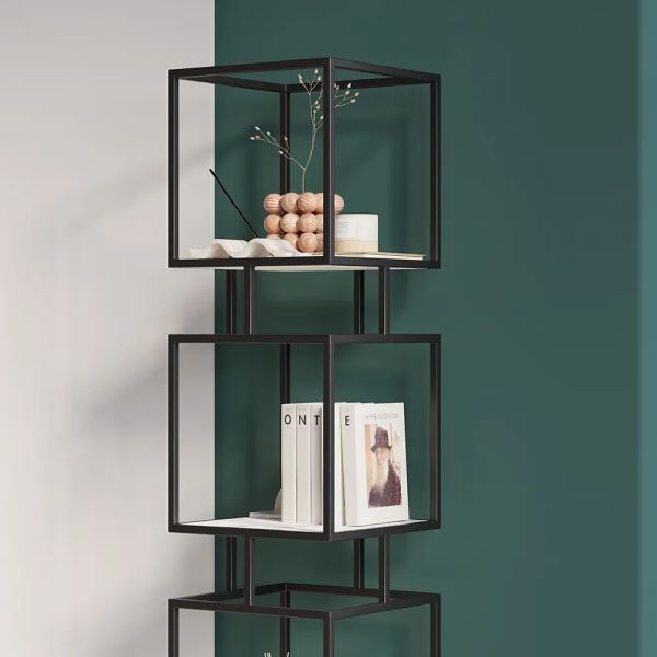 ARMN Regency 5-Shelf Stand – Elegant Black Storage & Display ARMN Regency 5-Shelf Stand – Elegant Black Storage & Display