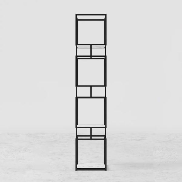ARMN Regency 5-Shelf Stand – Elegant Black Storage & Display ARMN Regency 5-Shelf Stand – Elegant Black Storage & Display