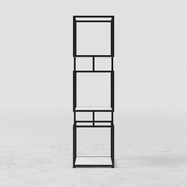 ARMN Regency 4-Shelf Stand – Elegant Black Storage & Display ARMN Regency 4-Shelf Stand – Elegant Black Storage & Display