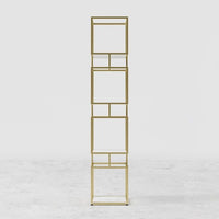 ARMN Regency 5-Shelf Stand – Elegant Gold Storage & Display