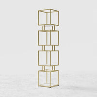 ARMN Regency 5-Shelf Stand – Elegant Gold Storage & Display