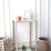 ARMN Milton 2-Tier Stand 45×45cm - Silver