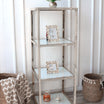 ARMN Milton 4-Tier Stand 45×45cm - Silver
