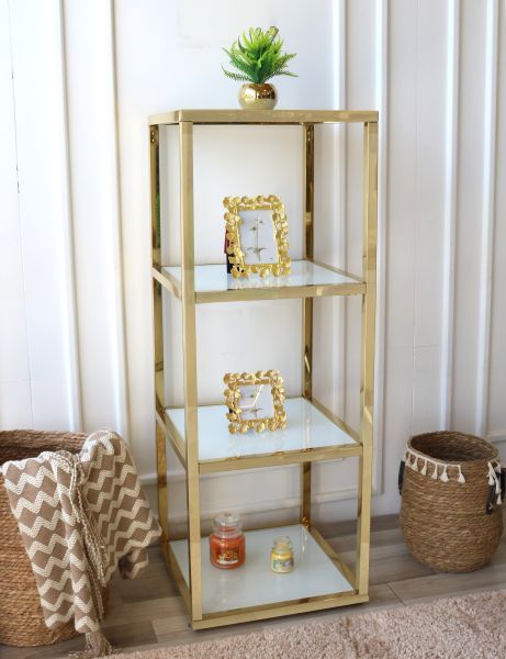 ARMN Milton 4-Tier Stand 45×45cm - Gold