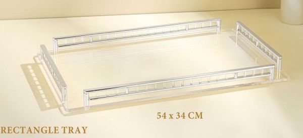 Alfursan 54×34cm Acrylic Serving Tray – Stylish & Durable Alfursan 54×34cm Acrylic Serving Tray – Stylish & Durable