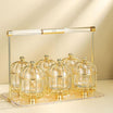 Alfursan Hostess Set with 6 Candy Jars – Luxury Gold