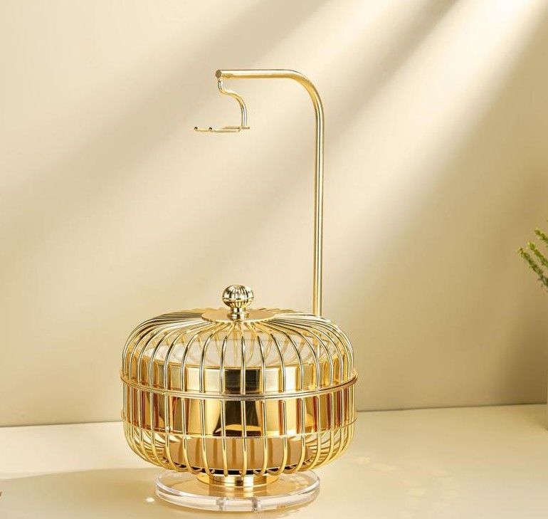 Alfursan 23cm Date Server – Luxury Gold Design