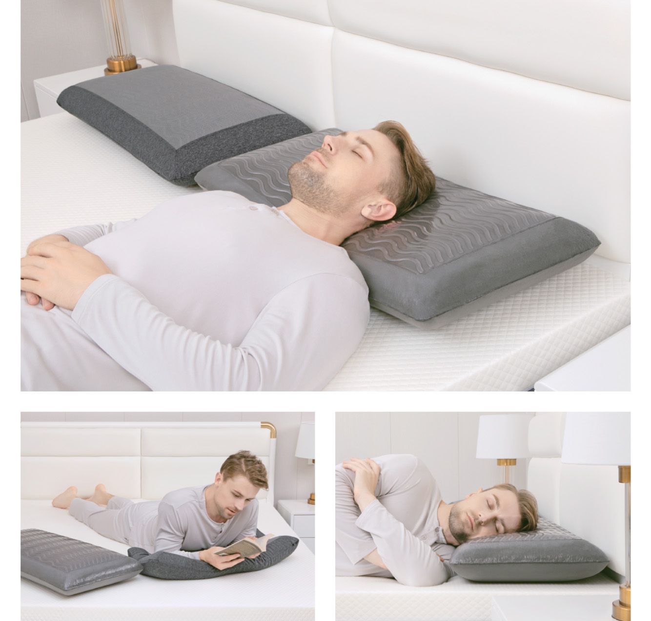 ARMN Pedic Memory Foam & Gel Pillow for Neck Support ARMN Pedic Memory Foam & Gel Pillow for Neck Support