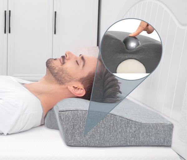 ARMN Pedic Memory Foam Pillow with Support Tube