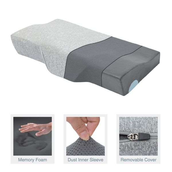 ARMN Pedic Memory Foam Pillow with Support Tube ARMN Pedic Memory Foam Pillow with Support Tube