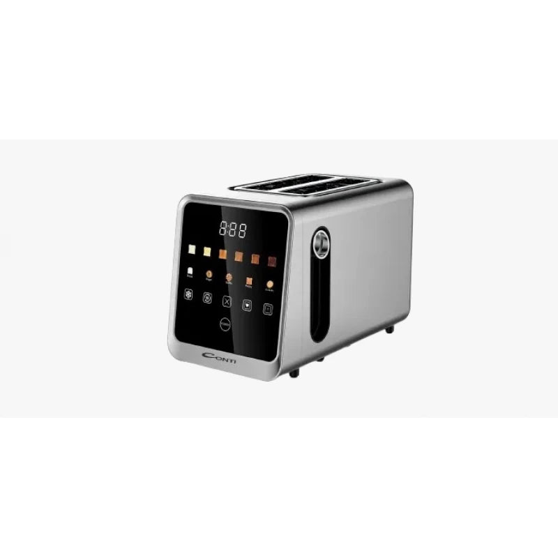 Conti TA 28001 S Digital Toaster - 2 Slice, 850W, 6 Functions & Touch Panel