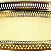 Zolten Oval Tray Gold 45×32 cm – Elegant Daily Serving