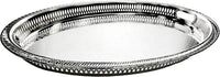 Zolten Oval Tray Silver 45×32 cm – Elegant Daily Serving