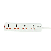 Geepas GES58012 4-Way Extension Socket with LED