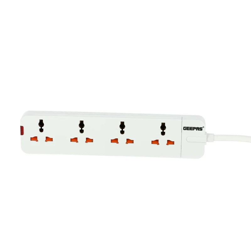 مشترك كهرباء 4 مخارج Geepas GES58012 مع مؤشرات LED